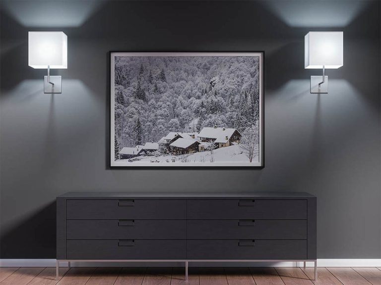 fine art photo baite con neve ambientata opera di Marco Arduino fotografo